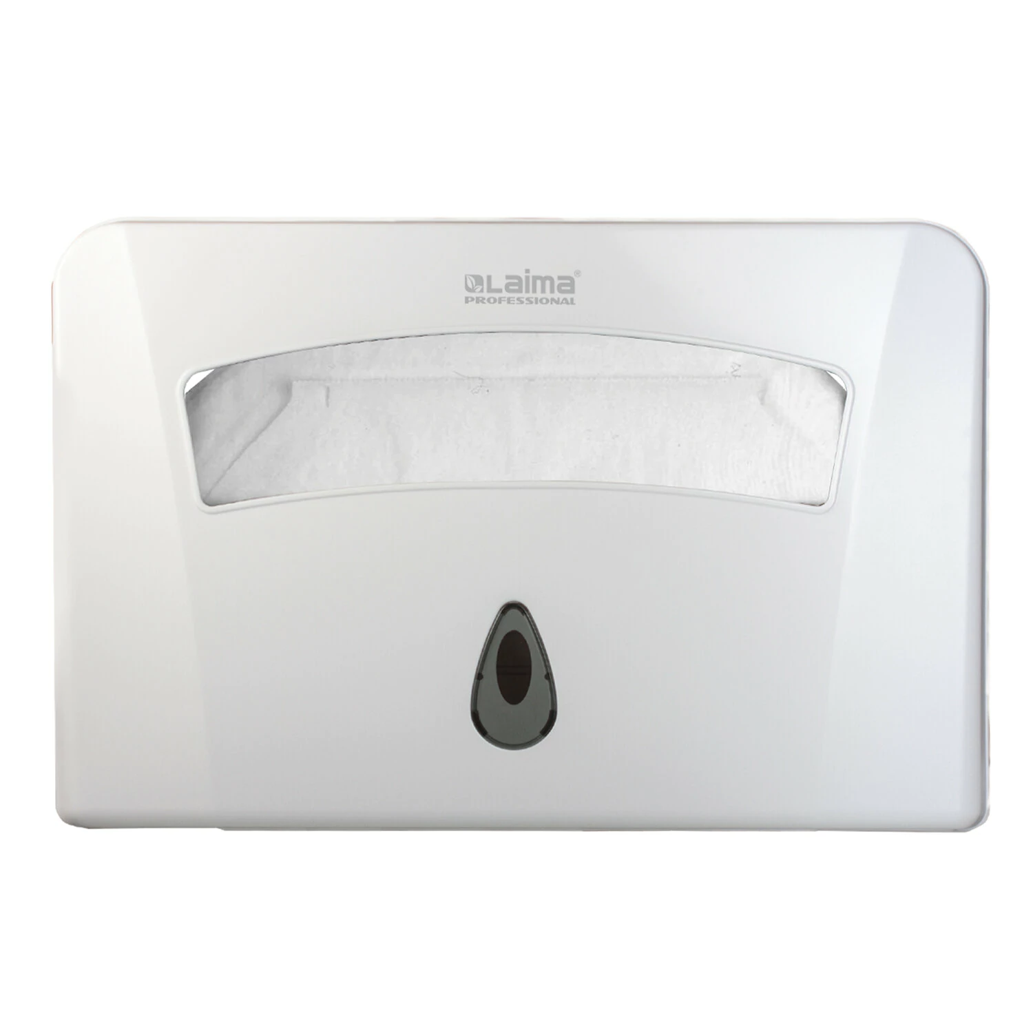 Диспенсер для покрытий на унитаз LAIMA PROFESSIONAL CLASSIC (Система V1) 1/2 сложения, белый, 601429