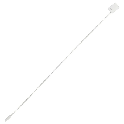 Биркодержатели веревочные с пластиковой пломбой 17 см, STAFF, КОМПЛЕКТ 1000 штук, белые, 291275 - МСК «Форвард»