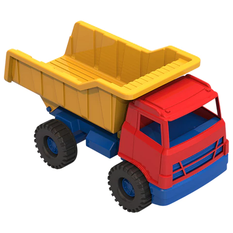 Машина игрушечная ГРУЗОВИК "Медвежонок", пластиковая, 29x13,5x14 см, НОРДПЛАСТ, 431302 666478