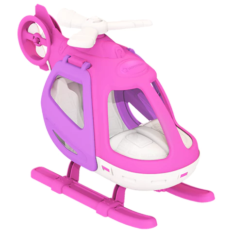 Вертолёт игрушечный "Фея", пластиковый, 38,8x18,3x28,9 см, цвет розовый, НОРДПЛАСТ, 394/2 666472 - МСК «Форвард»