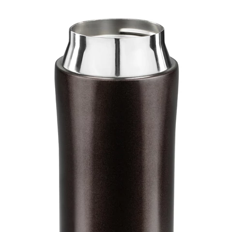 Термокружка 470 мл из нержавеющей стали SUS304, шоколадно-коричневый металлик, LAIMA, 608819 - МСК «Форвард»