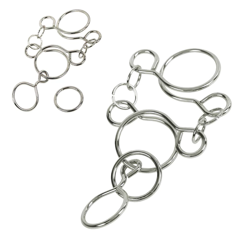 Головоломки металлические большие ЗОЛОТАЯ СКАЗКА, набор 6 штук, HIGH level, 664927 - МСК «Форвард»