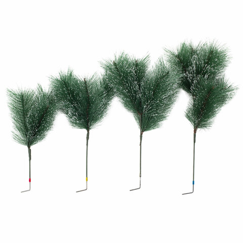 Ель новогодняя искусственная "Пышная" 180 см, с инеем и шишками, зеленая, ЗОЛОТАЯ СКАЗКА, 592051 - МСК «Форвард»