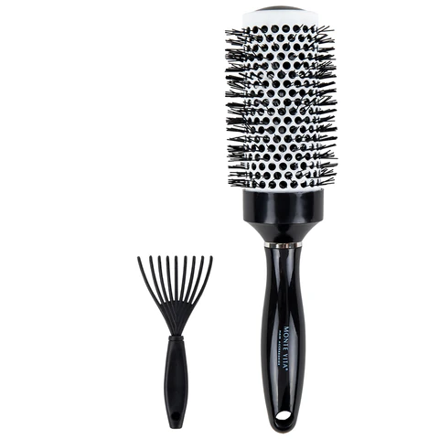 Расческа для волос термобрашинг 24,5х6х4,5 см, круглая + щетка для чистки В ПОДАРОК, MONTE VITA (МОНТЕ ВИТА), 457433 - МСК «Форвард»