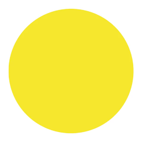 Знак безопасности "Желтый круг на двери", КОМПЛЕКТ 5 шт., диаметр 150 мм, пленка самоклеящаяся, И 16, И16 610924 - МСК «Форвард»