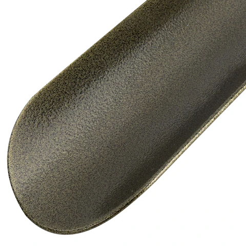 Ложка (рожок) для обуви с крючком МЕТАЛЛИЧЕСКАЯ 70 см, антик БРОНЗА, SHEGRA (ШЕГРА), LUXE, 702516 - МСК «Форвард»