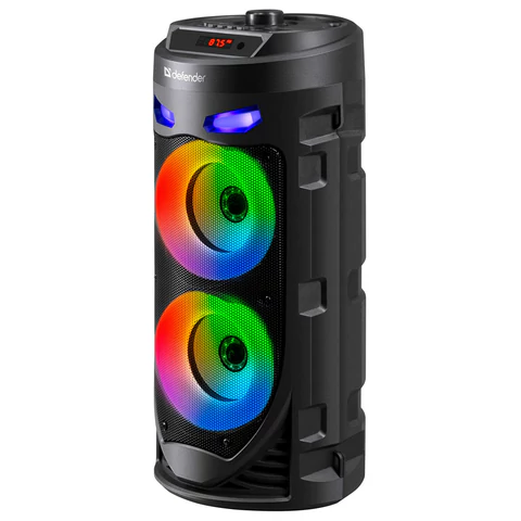 Колонка портативная DEFENDER Crashboom, 16 Вт, 1800 мАч, Bluetooth, FM, Type-C, черная, 65085 514045 - МСК «Форвард»