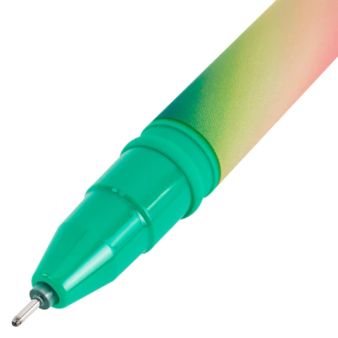 Ручка гелевая BRAUBERG GRADE NEON, ЧЕРНАЯ, игольчатый узел 0,5 мм, линия письма 0,3 мм, 144285 - МСК «Форвард»