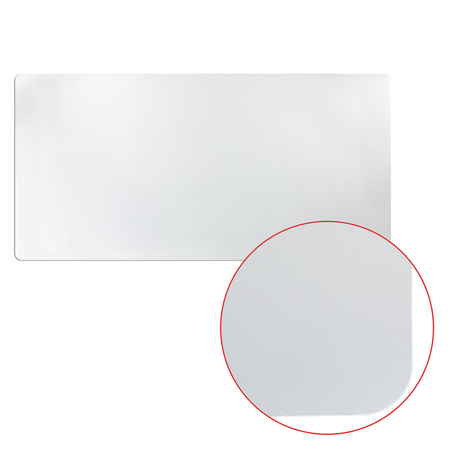 Коврик-подкладка настольный (600*1200 мм), прозрачный матовый, 1,2 мм, BRAUBERG, 237375