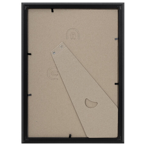 Рамка 21х30 см небьющаяся, аналог IKEA, багет 21 мм, МДФ, BRAUBERG "Idea", черная, 391371 - МСК «Форвард»