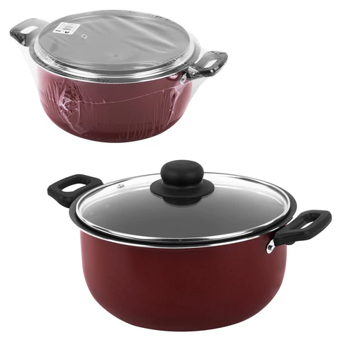 Кастрюля 3,5 л с крышкой 22 см, антипригарное покрытие, удобные ручки, SCOVO "Expert", СЭ-007 700975 - МСК «Форвард»