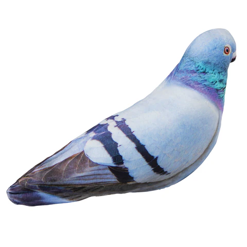 Игрушка мягкая "ГОЛУБЬ", ткань вельбоа, 28х17 см, WOOZOO (ВУЗУ), 666678 - МСК «Форвард»