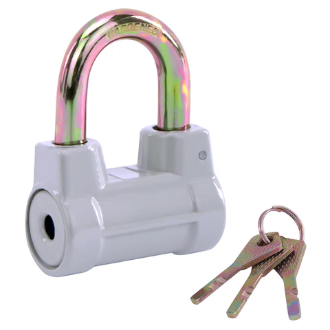 Замок навесной алюминиевый 60 мм цилиндрический "Стандарт", 3 ключа, RABBITEX (РАББИТЕКС), 671307 - МСК «Форвард»