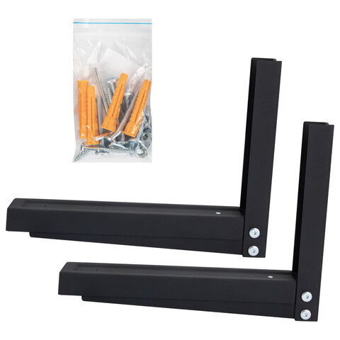 Кронштейн-крепление для СВЧ, нагрузка до 40 кг, CROMEX (КРОМЕКС) K-113, регулировка до 53 см, черный, 457880, Код1 C 457880 - МСК «Форвард»