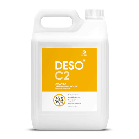 Средство моющее c дезинфицирующим эффектом 5 кг, GRASS DESO C2, ЧАС, концентрат, 550066 608973 ЧЕСТНЫЙ ЗНАК! - МСК «Форвард»