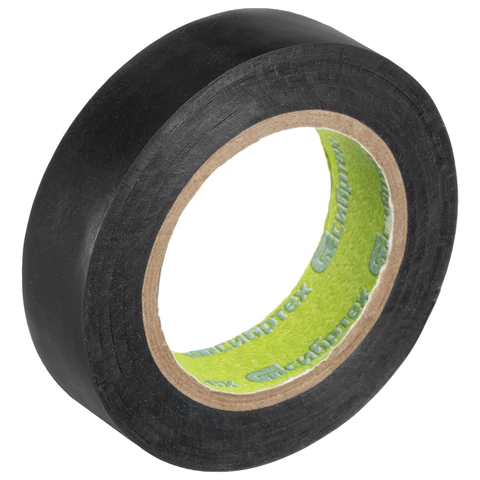 Изолента ПВХ 15мм х 10м, СИБРТЕХ, 130мкм, цвет-черный, 88788 670327