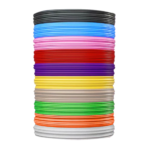 Безопасный PLA-пластик для 3D-ручки, 100 метров (10 цветов х 10 м), BRAUBERG KIDS, 665189 - МСК «Форвард»