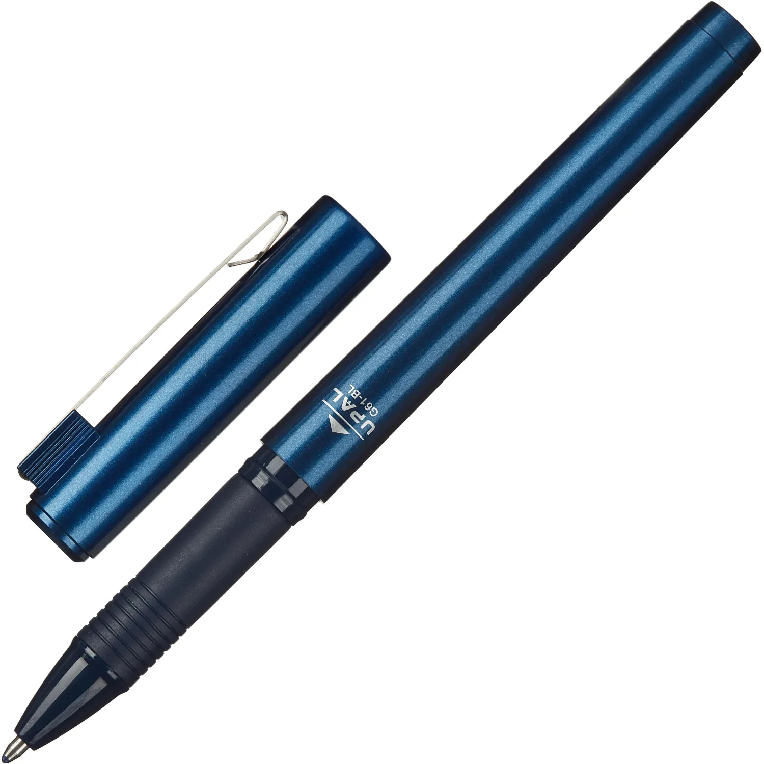 Ручка гелевая Deli Upal синяя узел 0,7мм грип корпус синий EG61-BL 1744267