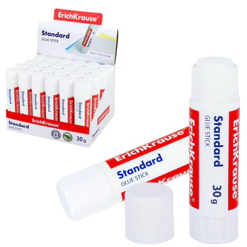 Клей-карандаш ERICH KRAUSE "EasyStick", 30 г, 48033 272909 - МСК «Форвард»