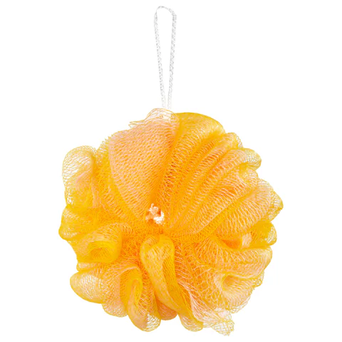 Мочалка для тела ШАР, нейлоновая, 50 г (12х10х8 см), ассорти, 9064 609173