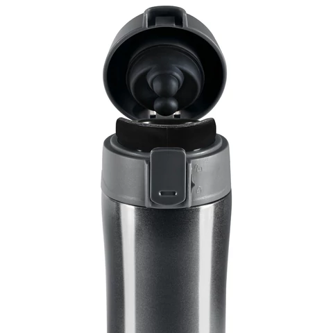 Термокружка 470 мл из нержавеющей стали SUS304, бесконечно темно-серый металлик, LAIMA, 608827 - МСК «Форвард»