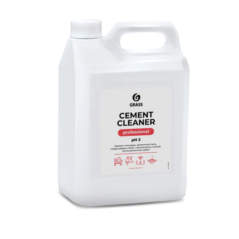 Средство для уборки после строительства 5,5 кг GRASS CEMENT CLEANER, кислотное, концентрат, 125305 605627 МИНПРОМТОРГ - МСК «Форвард»