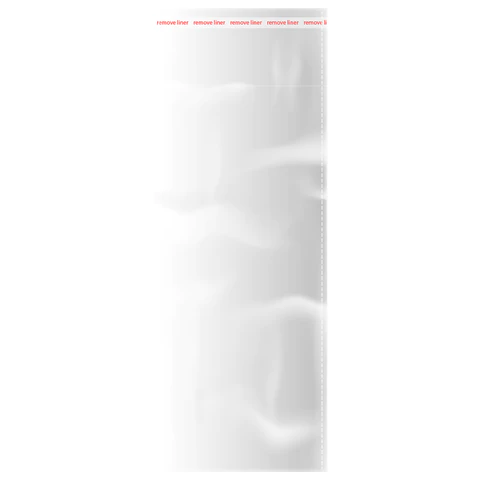 Пакеты БОПП с клеевым клапаном, КОМПЛЕКТ 100 штук, 9х20 + 4 см, 25 мкм, с усиленным швом, BRAUBERG, 700403 - МСК «Форвард»