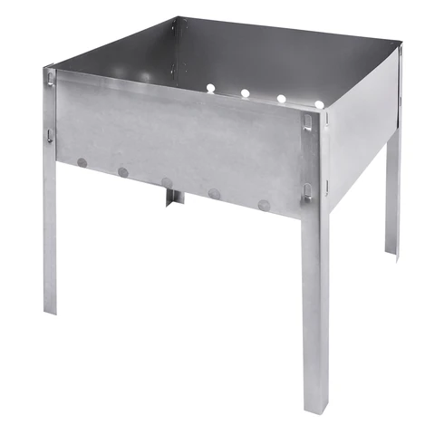 Мангал сборный стальной, размер 300х240х300 мм, в пленке, 701722 - МСК «Форвард»