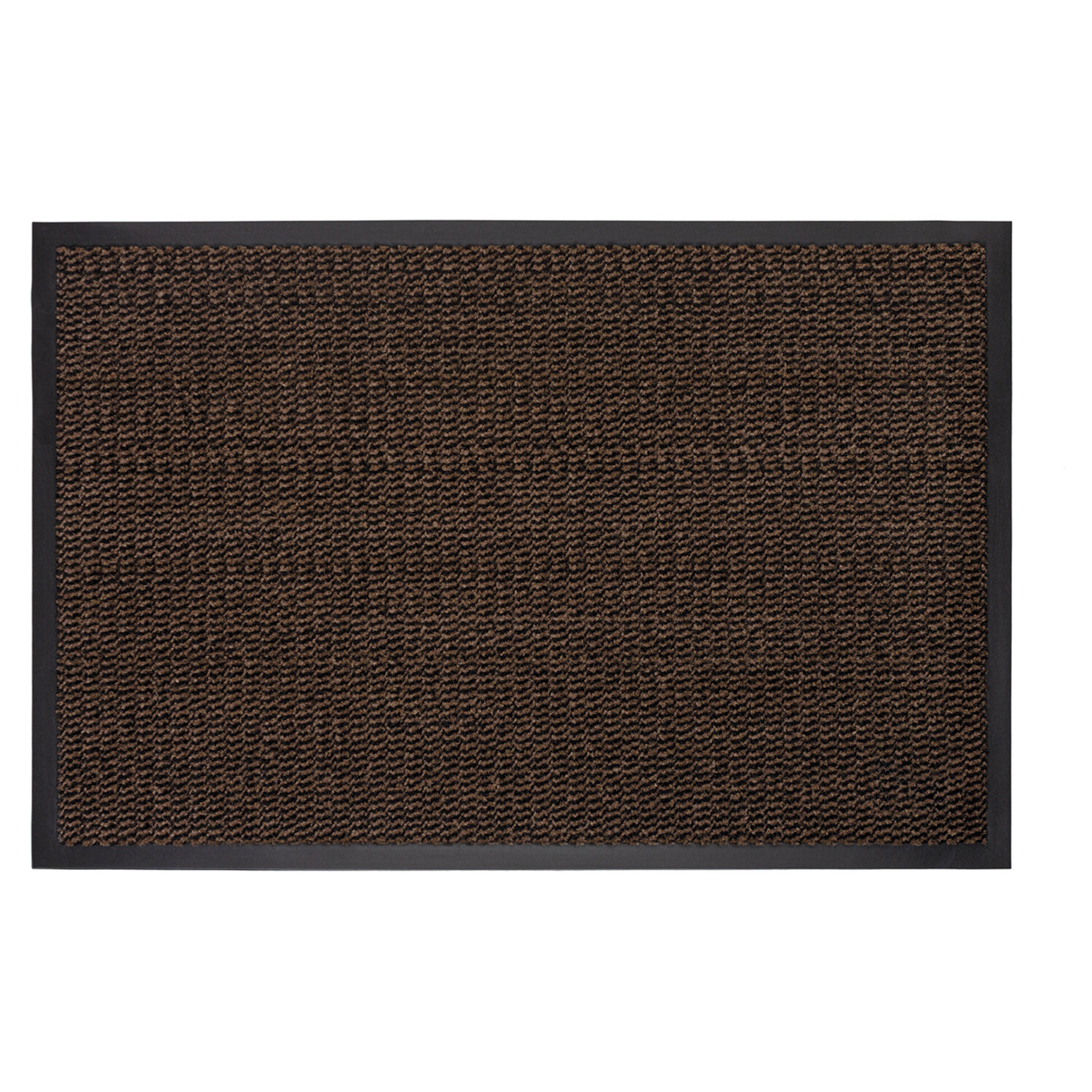 Коврик входной ИЗНОСОСТОЙКИЙ влаговпитывающий 80х120см толщина 8мм ТАФТИНГ корич LAIMA EXPERT 606886