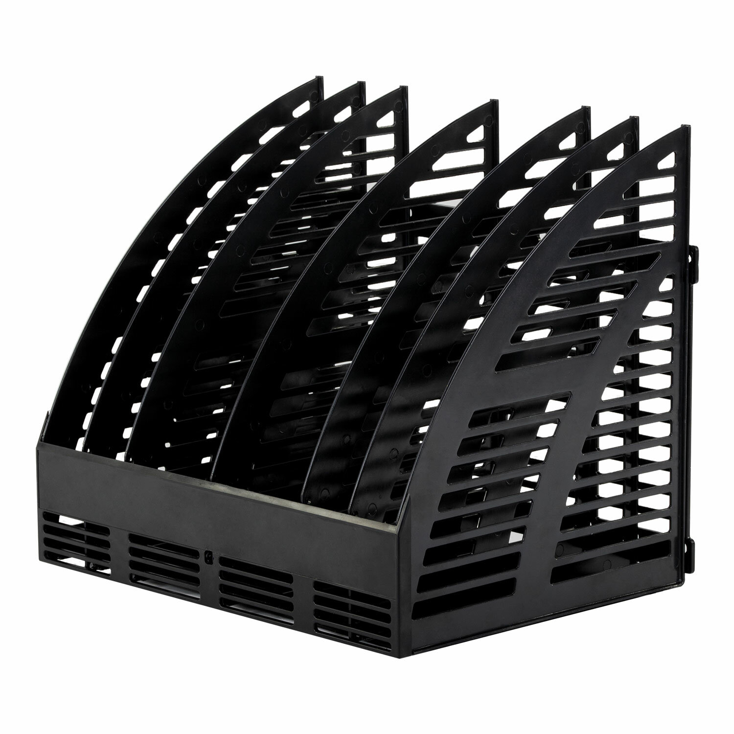 Лоток вертикальный для бумаг STAFF Basic, 245х320х285 мм, 6 отделений, сетчатый сборный 100 237946