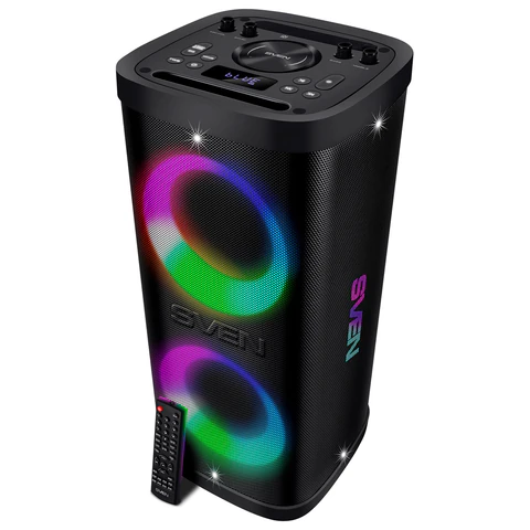 Колонка портативная SVEN PS-930, 150 Вт, TWS, Bluetooth, FM, USB, microSD, LED-дисп, черный, SV-022402 514321 Под заказ 8 дней