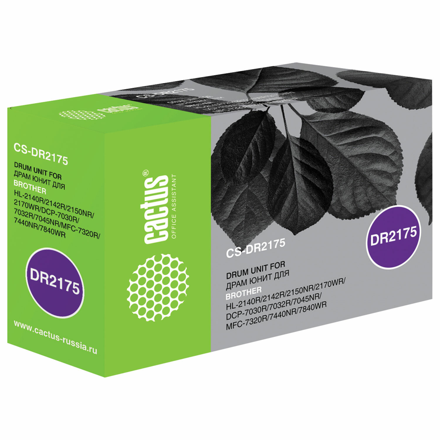 Фотобарабан CACTUS (CS-DR2175) для Brother DCP 7030/ 7032 /7032R, ресурс 12000 стр. CS-DR2175 363675