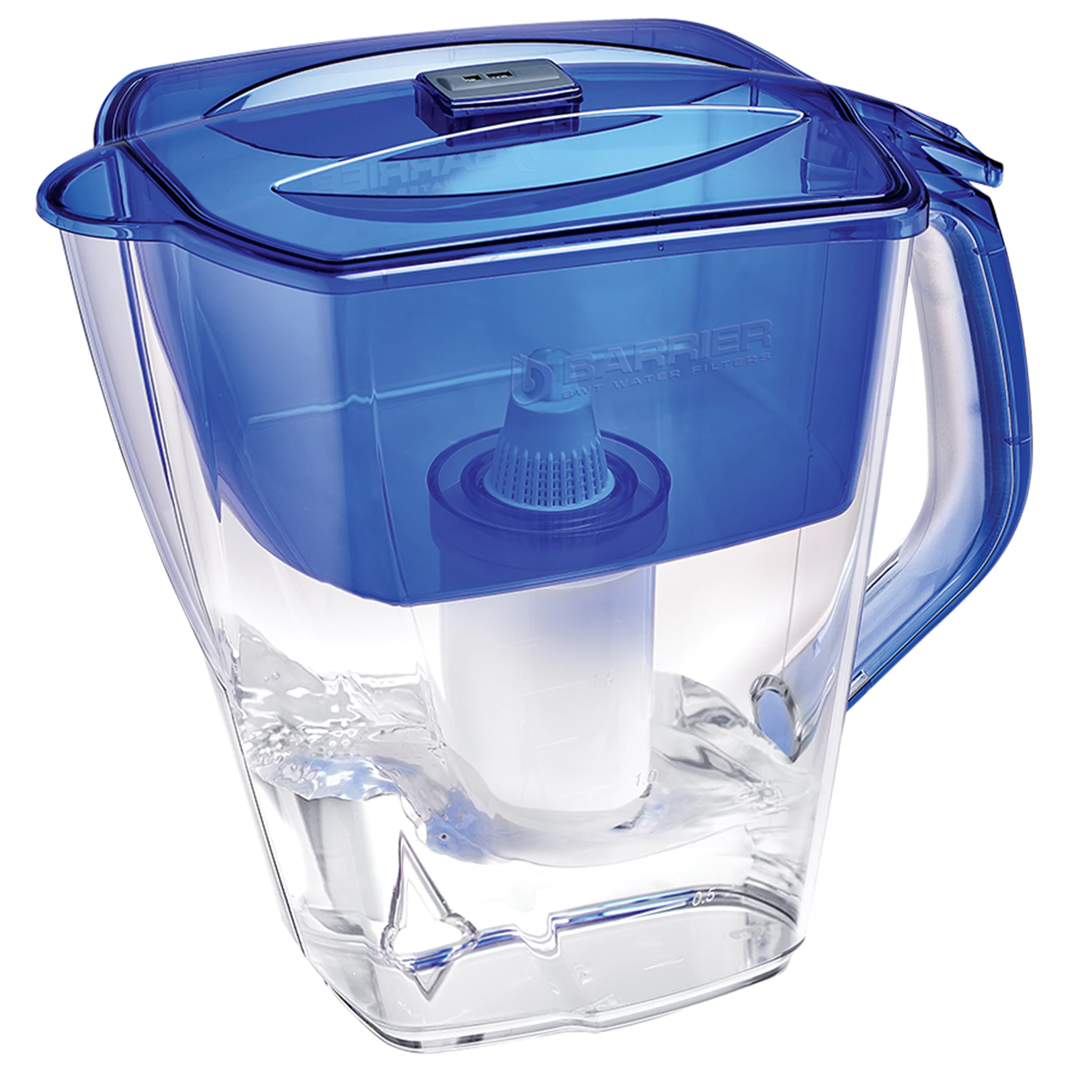 Кувшин-фильтр для очистки воды БАРЬЕР "Гранд Neo", 4,2л, со сменной кассетой, ультрамарин В011Р00 605415