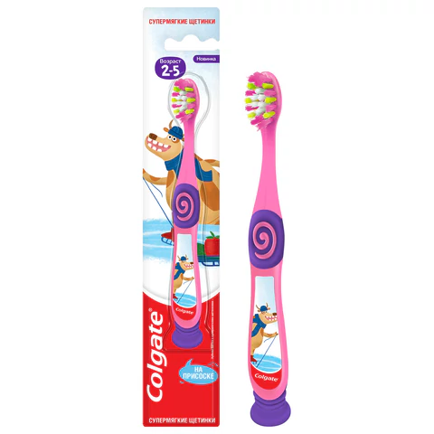 Зубная щетка детская (2-5 лет) COLGATE, супер мягкая, ассорти 8718951414181 609063 - МСК «Форвард»