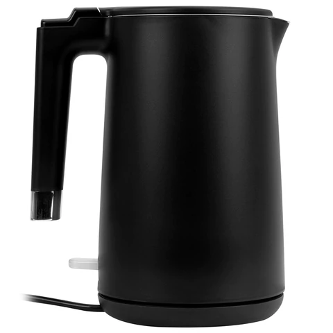 Чайник электрический с двойными стенками SONNEN KT-8719B, 1,5 л, 2200 Вт, черный, 454692 - МСК «Форвард»