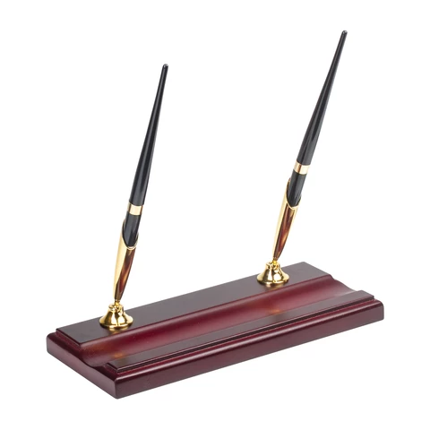 Набор подарочный настольный BESTAR "Neptun" из дерева, 5 предметов, цвет "красное дерево", 236370 - МСК «Форвард»