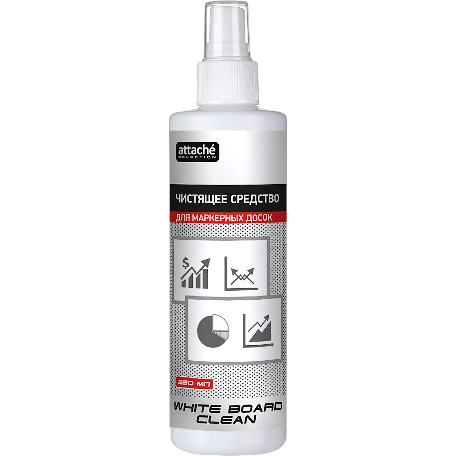 Спрей для чистки маркерных досок Attache White Board Clean 250мл 134430