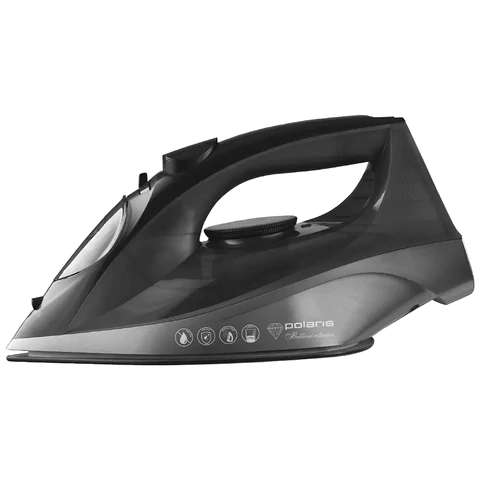 Утюг POLARIS PIR 2430K, 2400 Вт, керамическое покрытие, самоочистка, антикапля, антинакипь, черный, 57591 456746