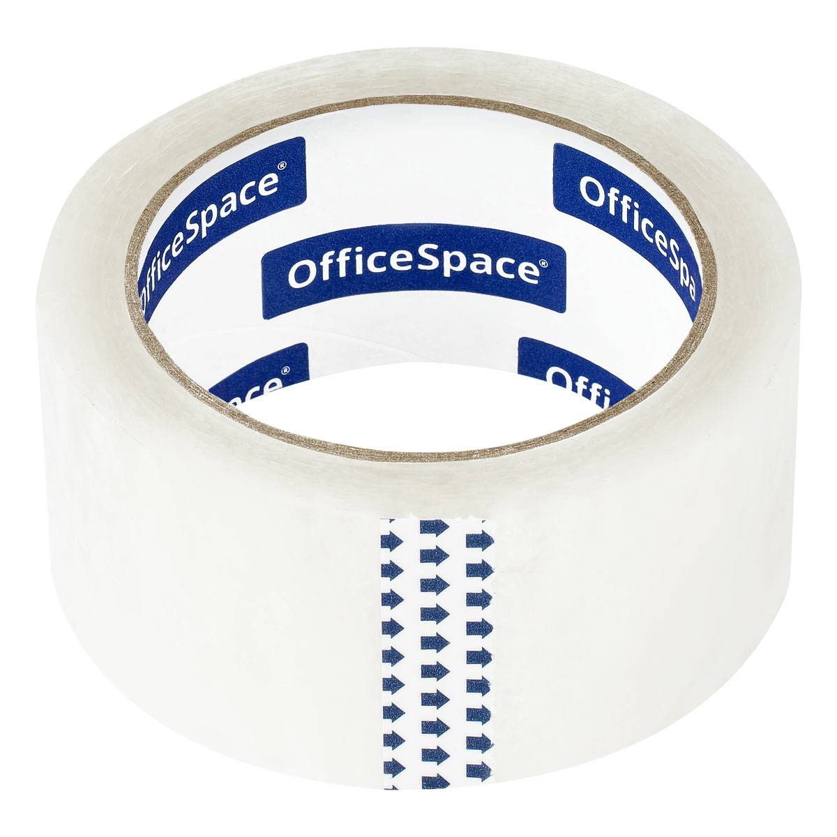 Клейкая лента упаковочная OfficeSpace, 48мм*66м, 50мкм, УСИЛЕН. МОРОЗОСТОЙКАЯ, ШК КЛ_55384 361991