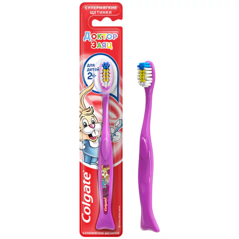 Зубная щетка детская (2+лет) COLGATE, супер мягкая, 4606144002618 609062 - МСК «Форвард»