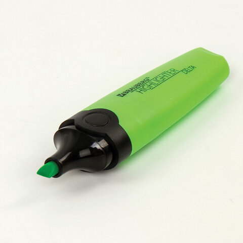 Текстовыделитель BRAUBERG "DELTA", ЗЕЛЕНЫЙ, линия 1-5 мм, 151720 - МСК «Форвард»