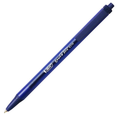 Ручки шариковые автоматические BIC "Round Stic Clic", НАБОР 3 шт., СИНИЕ, линия письма 0,32 мм, блистер, 926374 143981 - МСК «Форвард»