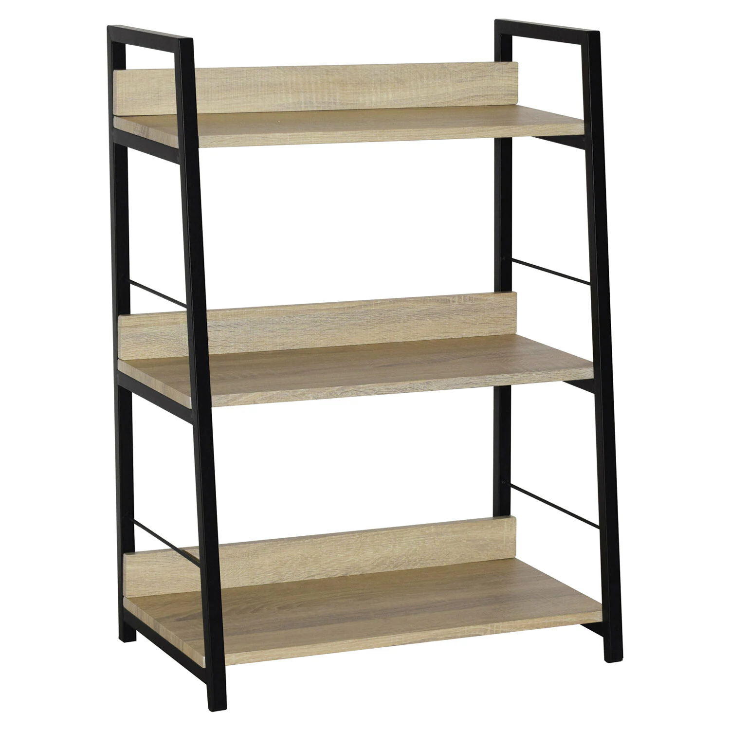 Стеллаж на металлокаркасе BRABIX LOFT SH-002 (ш600*г350*в845мм), цвет дуб натуральный, 641233