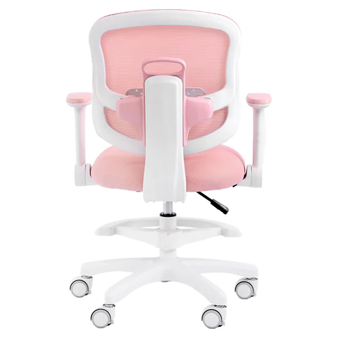 Кресло детское с подставкой для ног BRABIX KIDS "MG-215", сетка/ткань TW, розовое, 533311 под заказ 8 дней - МСК «Форвард»