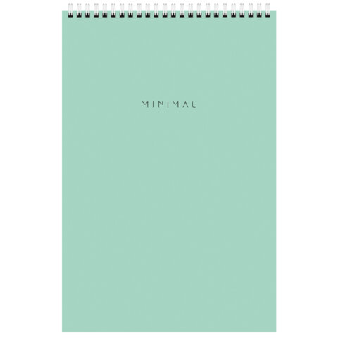 Блокнот БОЛЬШОЙ ФОРМАТ А4 198х297 мм, 80 л., гребень, подложка, клетка, BRAUBERG "Minimal Pastel", 116425 - МСК «Форвард»