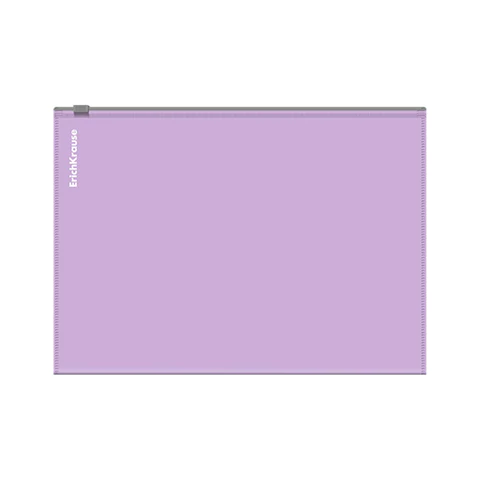 Папка-конверт на молнии ERICH KRAUSE "Matt Pastel Bloom" А5+ (250х180 мм), ассорти, 0,18 мм, 61170 272933 - МСК «Форвард»