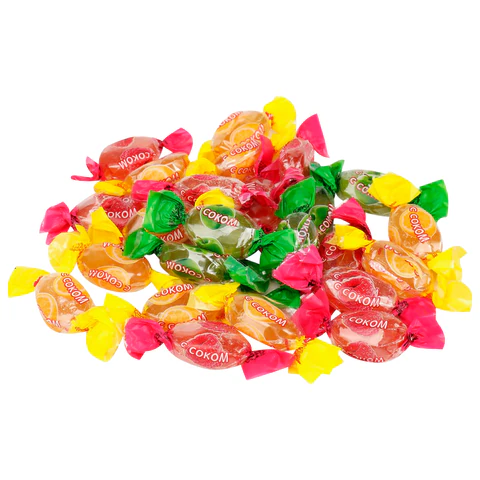 Карамель леденцовая ЯШКИНО с соком малины, яблока, лимона, 500 г, ВК283 622144