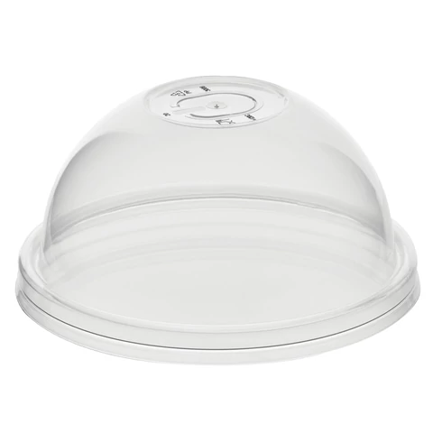 Крышка купольная для стакана d 90 мм, КОМПЛЕКТ 1000шт прозрачная, полипропилен, ВЗЛП, 3006П 609239