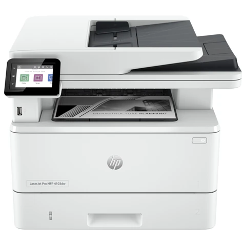 МФУ лазерное HP LaserJet Pro 4103dw "3 в 1" А4, 40 стр./мин., 80000 стр./мес, ДУПЛЕКС, АПД, Wi-Fi, сетевая карта, 2Z627A 354949