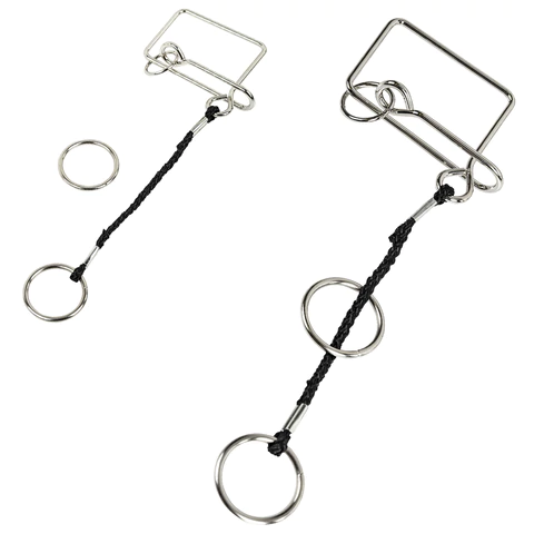 Головоломки металлические большие ЗОЛОТАЯ СКАЗКА, набор 6 штук, HIGH level, 664927 - МСК «Форвард»